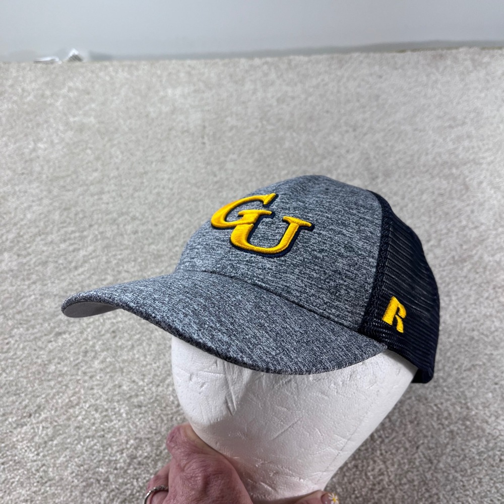 Russell Athletic Trucker Hat Mens OSFM Gray Georgia Tech Yellow Jackets Snapback